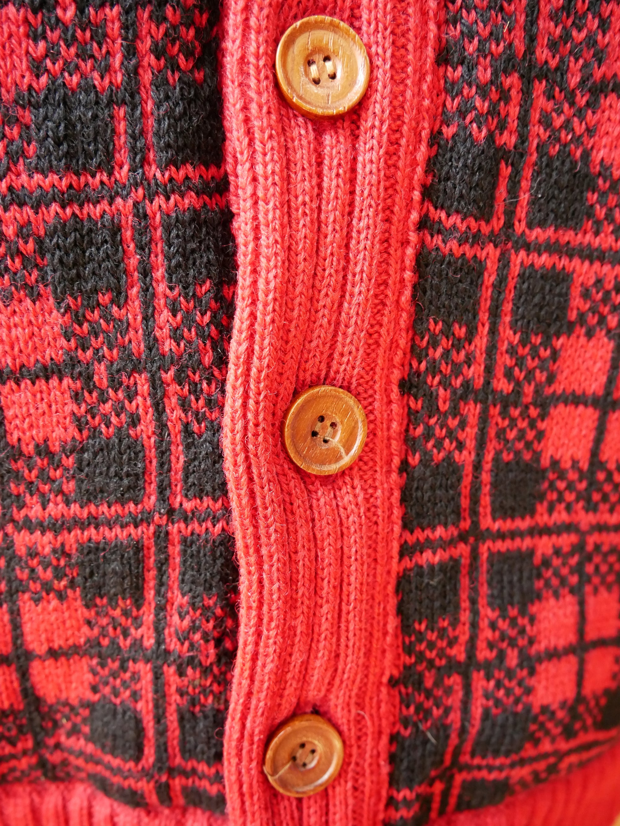 Vintage LL Bean Red Button Vest